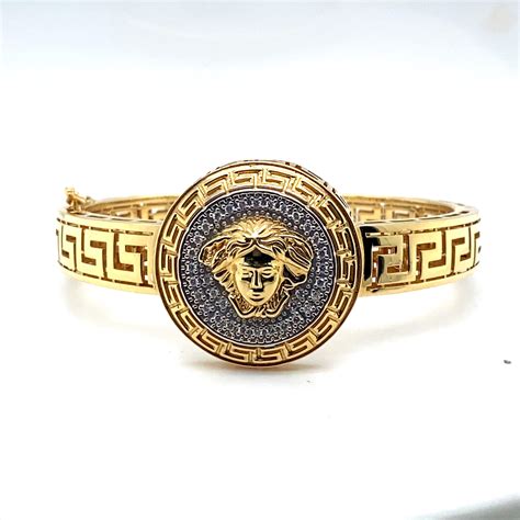 versace bangle gold|Versace g string.